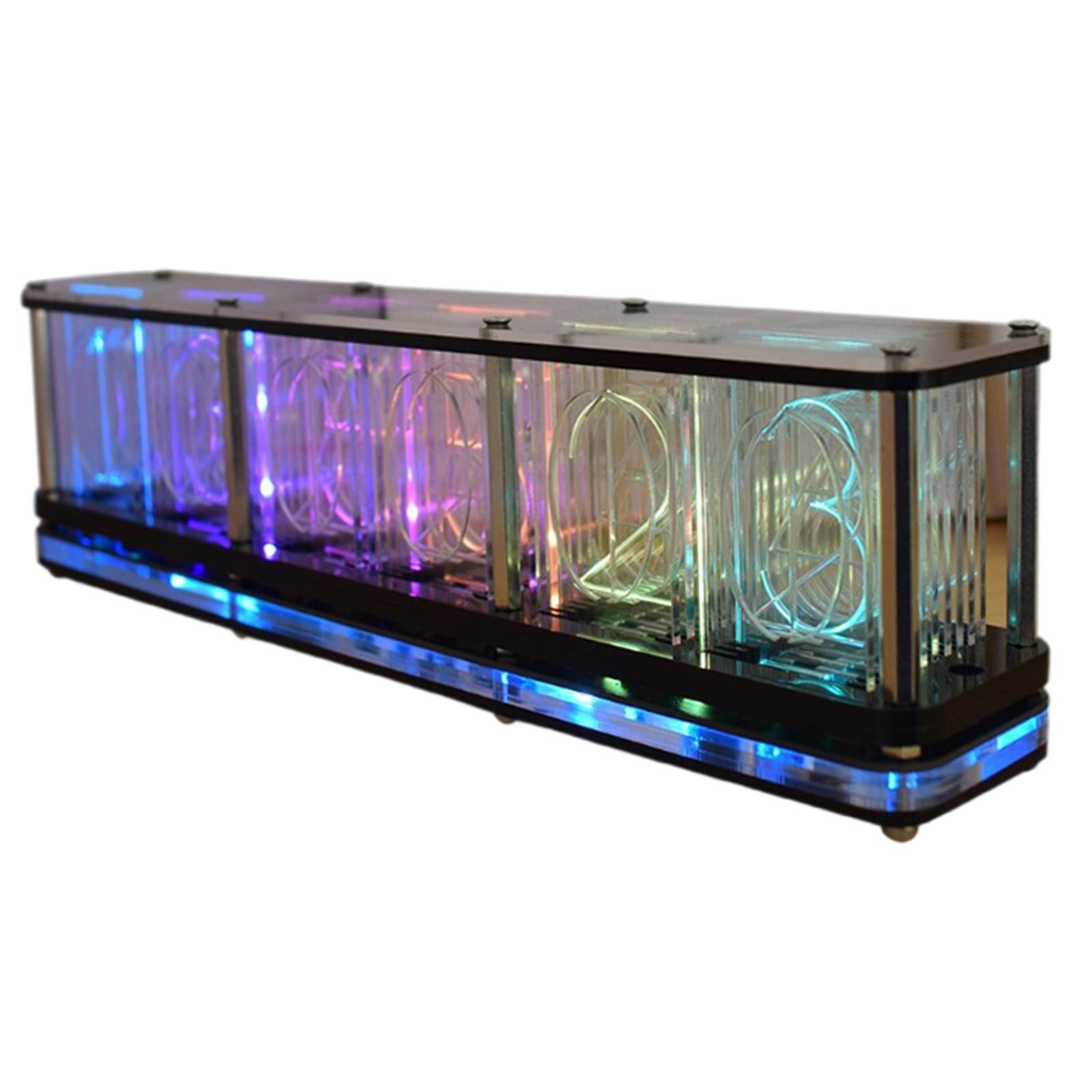 Rgb Elektronische Gloed Buis Klok Timer Usb Tafel Voor Kantoor Woonkamer Middelpunt