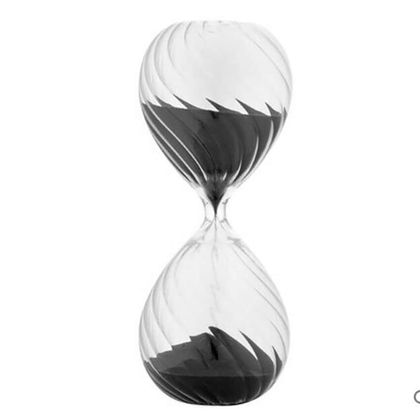 Hourglass Sand Timer 30 Minute Timer Set For /Home/Desk/Office Decor Time Management Tool: black