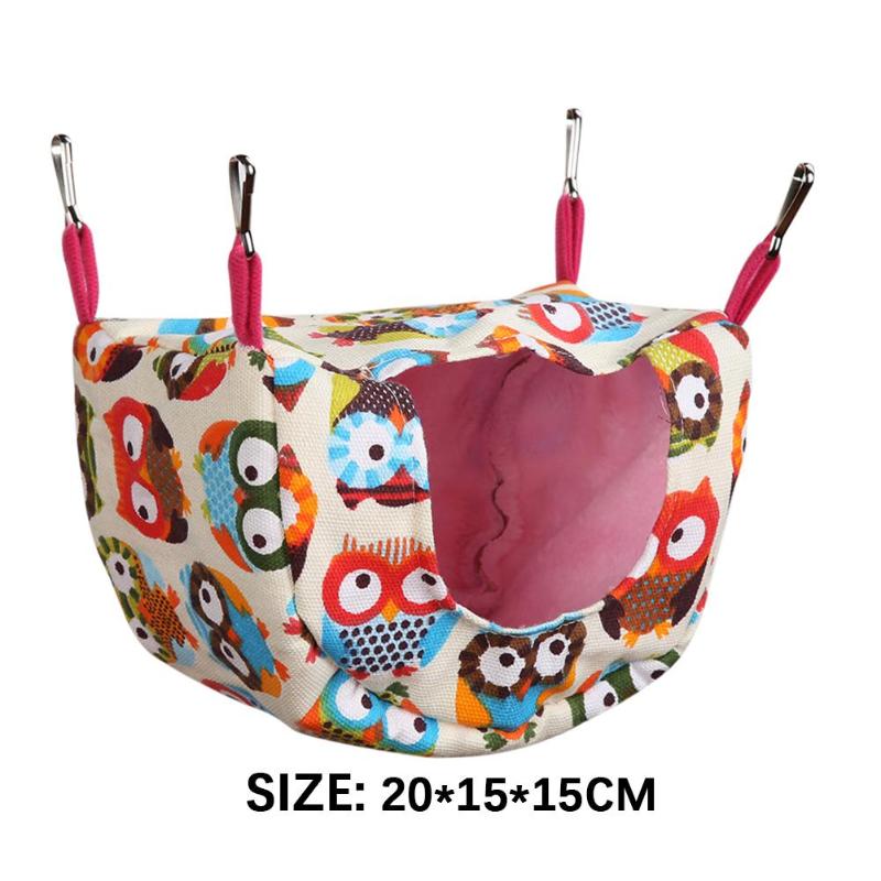 Kegelvormige hangmat voor huisdieren, hamster, rat, papegaai, fret, hamster, hangend bedkussen, hamsterhuis, kooiaccessoires voor hamsters: Z