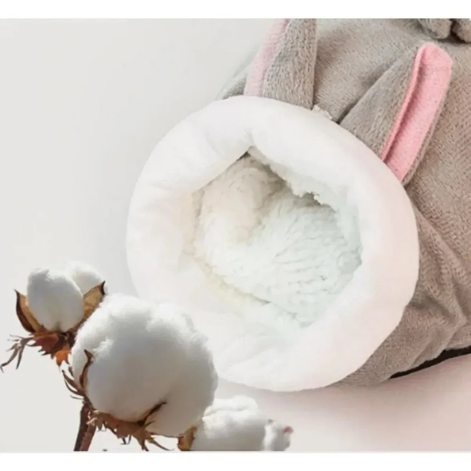 Jaula para hámster, cama suave y cálida, hamaca para ratas, cerdo, ardilla, casa de invierno, nido de terciopelo, cama cálida para dormir, artículos para mascotas pequeñas