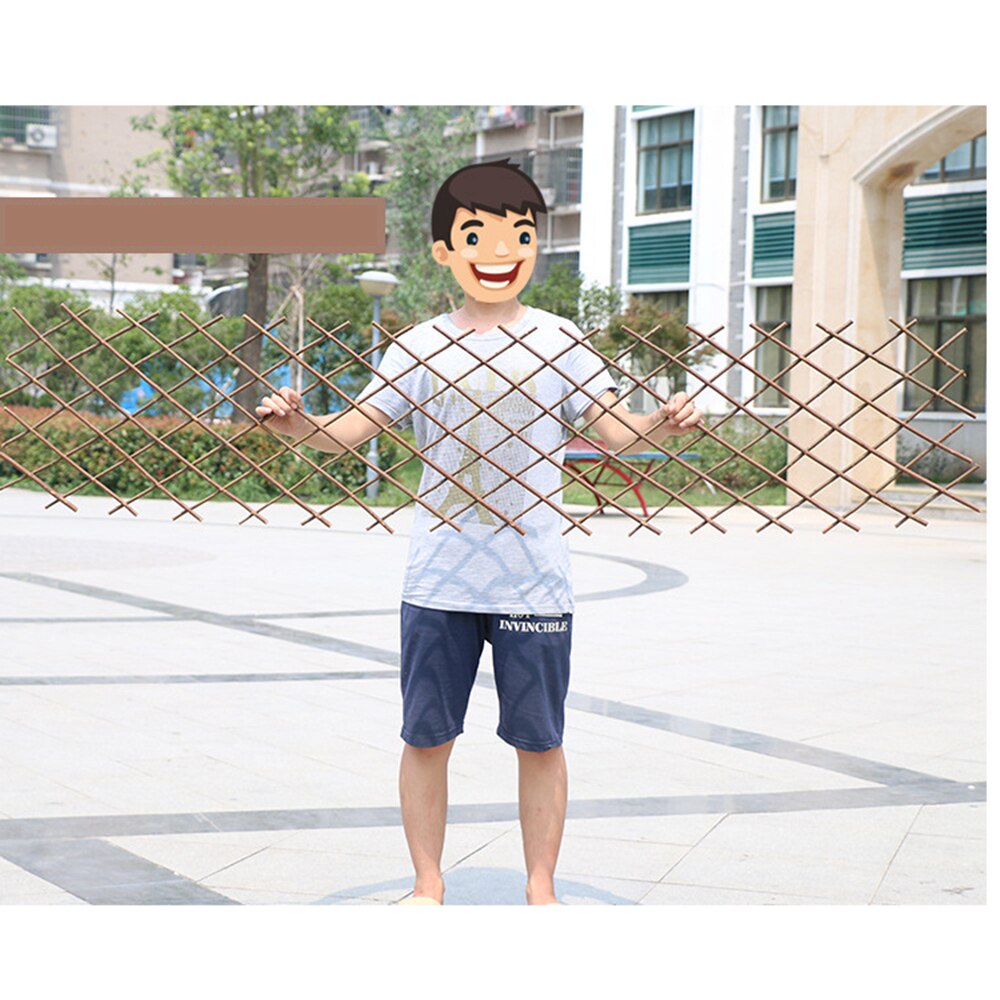 40cm Wooden fence Wooden Garden Expanding Climbing Plants Fence Screen