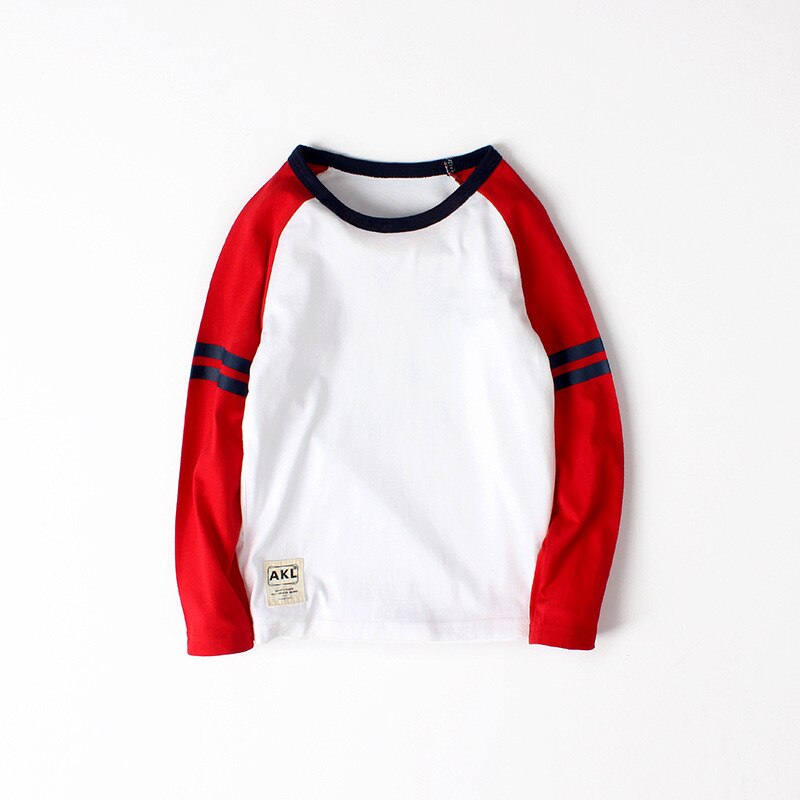 Herfst Jongens T-shirt Meisjes Tops Met Lange Mouwen Kleding Voor Kinderen 5-16 Jaar Katoen Peuter Shirts Kinderkleding Tee Shirt: 1 pcs white / 4T-5T(120)