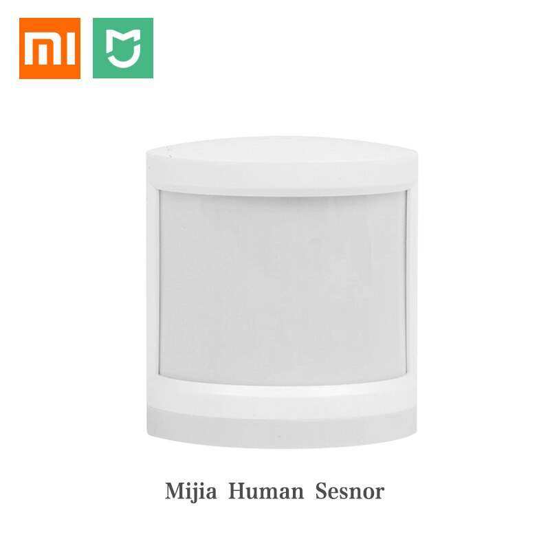 Xiaomi Smart Home Kit Mijia Gateway Door Window Human Body Sensor Temperature Humidity Sensor Wireless Switch Zigbee Wifi Socket: Mijia Human Sensor