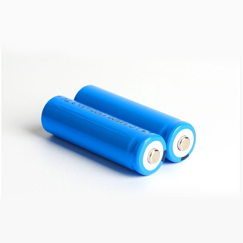 Aa 14500 1300 mah 3.7 v litiumion oppladbart li-ion batteri til ledet lommelykt hodelykt