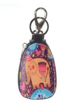 1pc Retail Universal Auto Key Cases Carton Pattern Small Wallets Cars Key Protection Bags Man's and Women's Beautiful Holders: 0007