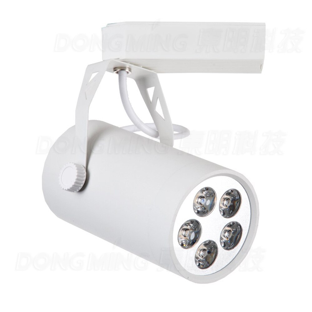4 stks/partij 5 w spoor licht led spotlight Wit/Zwart 500LM 110 V 220 V aluminium rail led track lamp winkel woondecoratie