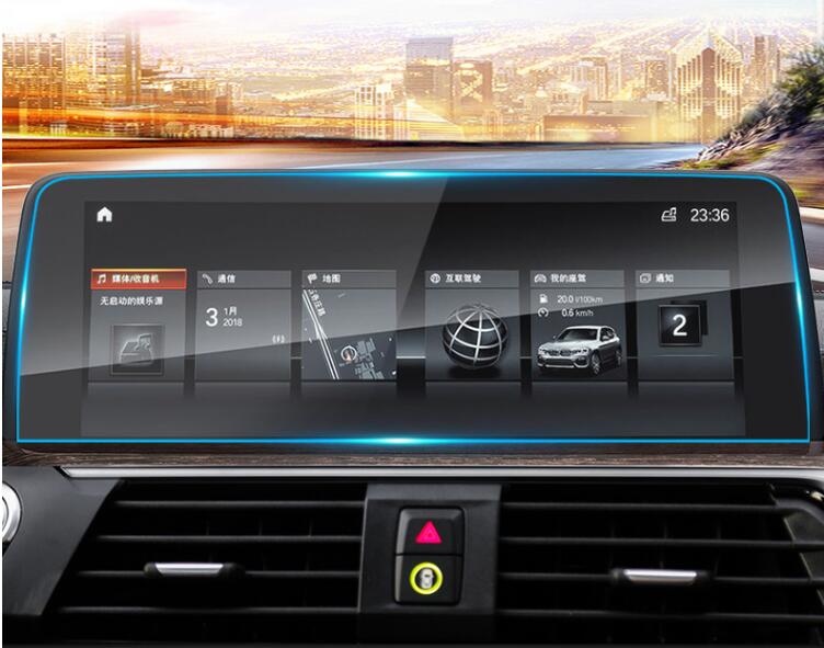 10,25 pulgadas vidrio templado de coche navegación película protectora de pantalla etiqueta GPS protector LCD para BMW X3 G01 de , Interior