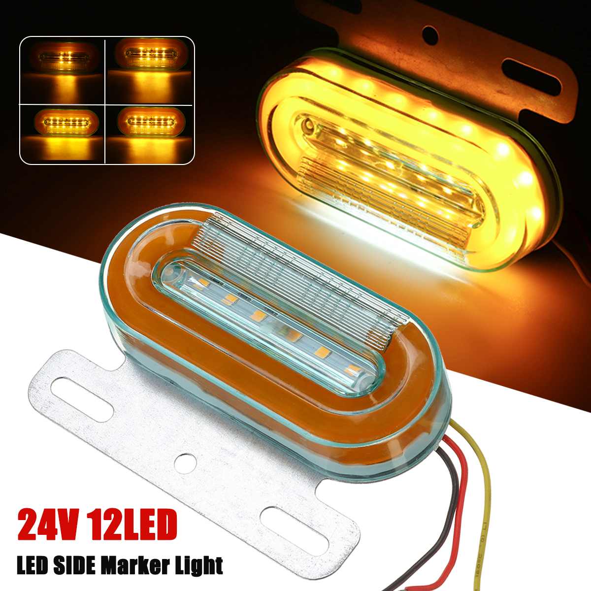 thumbnail image 2 of Universal LED Rear Tail Stop Lights – Dynamic Indicators For Trailer Caravan Truck Lorry 12V/24V IP67 2 of 4
