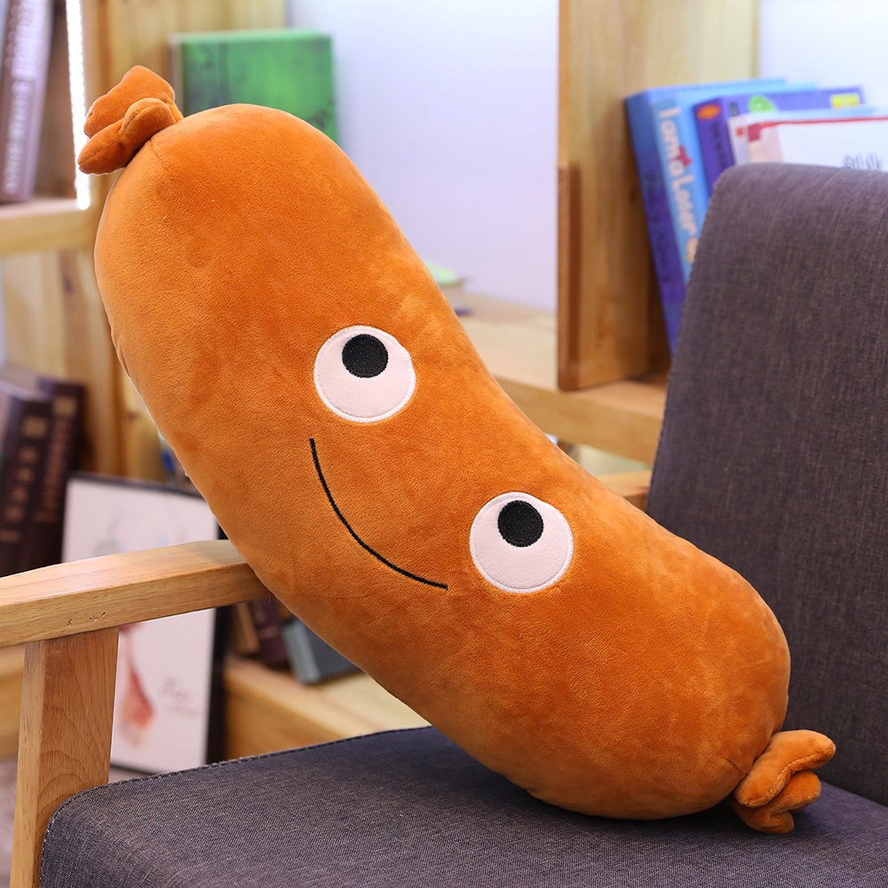 20cm Kawaii Lifelike Sausage Plush Toys Mini Stuffed Food Plush Dolls Pillow Birthday For Children Home Decor: Default Title