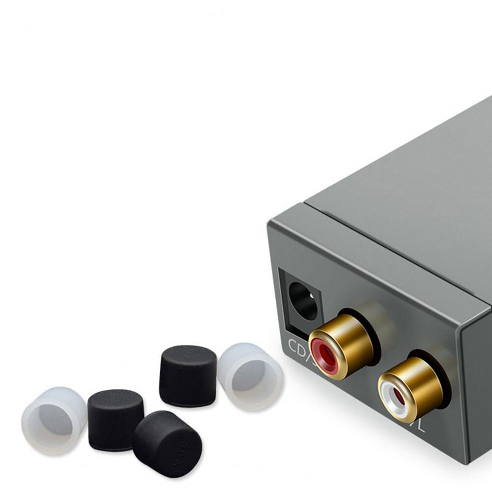Conveniente 10 unids/set enchufe RCA cubierta protectora de Audio de Lotus cabeza de loto de macho cubierta a prueba de polvo tapa