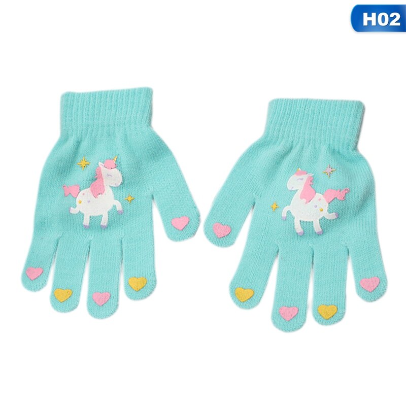 4-7 jahre Kinder Handschuhe Mädchen Junge Winter Warme Baby Gestrickte Handschuhe Finger Kid Mädchen Warmen Samt Dicke Winter handschuhe Für Junge: GLV0970H02