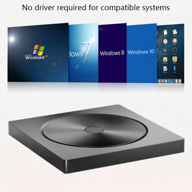 Eksternt dvd-drev usb 3.0 type-c cd-rom re-writer brænder til windows til os bærbar stationær pc