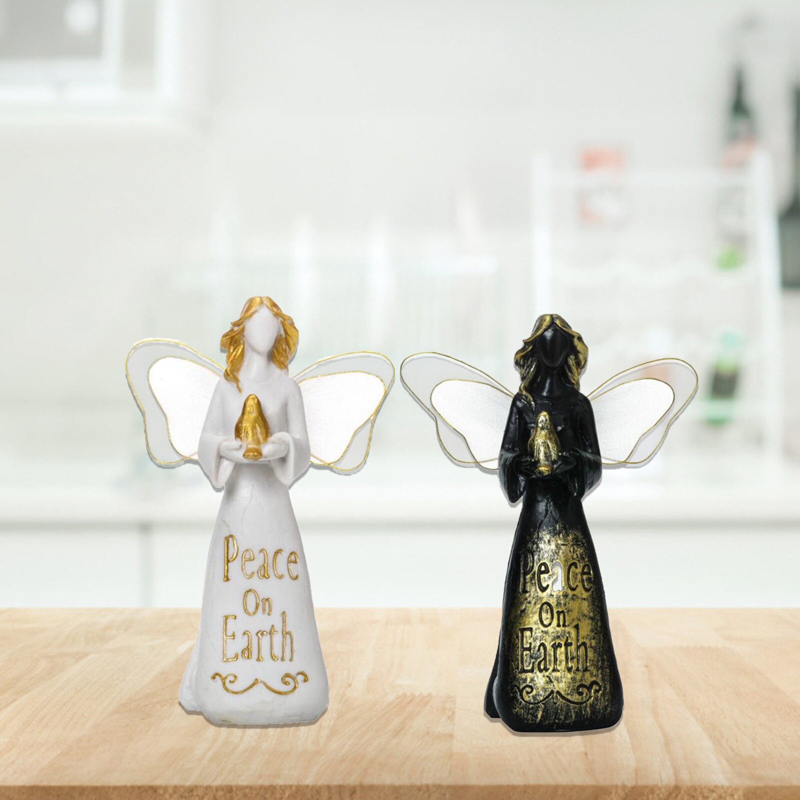 Room Bedroom Living Room Decoration Lovely Angel Statue Indoor And Outdoor Family Garden Decoration Quiet Statue