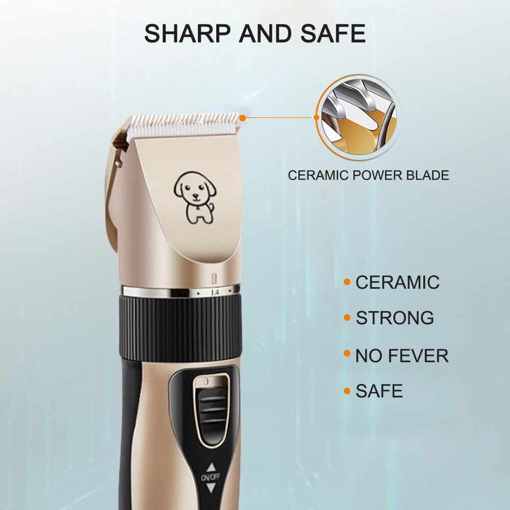 Dog Grooming Pet Clipper Hair Trimmer Animal Grooming Clippers Cat Shaver Electric Scissor Clipper машинка для стрижки собак
