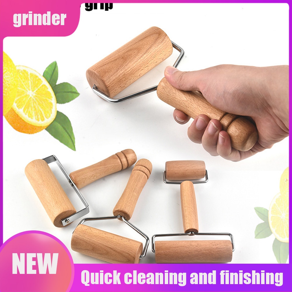 Wooden Rolling Pin, Hand Dough Roller for Pastry, Fondant, Cookie Dough, Chapati, Pasta, Bakery, Pizza. Kitchen tool