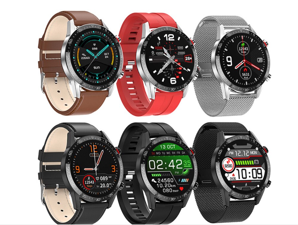 Mode L13 Smart Horloge Mannen IP68 Waterdicht Ecg Ppg Bluetooth Call Bloeddruk Hartslag Sport Tracker Sport