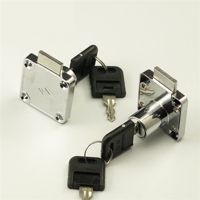 10pcs/lot Zinc Alloy 32mm Cam Lock Door Barrel Cabinet Mail Box Locker Cupboard Lock With Key Office Desk Letter Box Cam lock