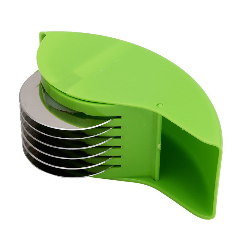 Stainless Steel Blade Kitchen Vegetable Chop Herb Rolling Roll Rollers Mincer Manual Hand Scallion Cutter Slicers