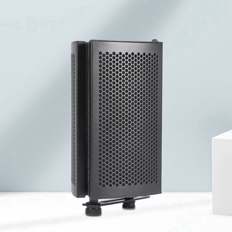 Folding Studio Microphone Isolation Shield Recording Sound Absorber Foam Panel