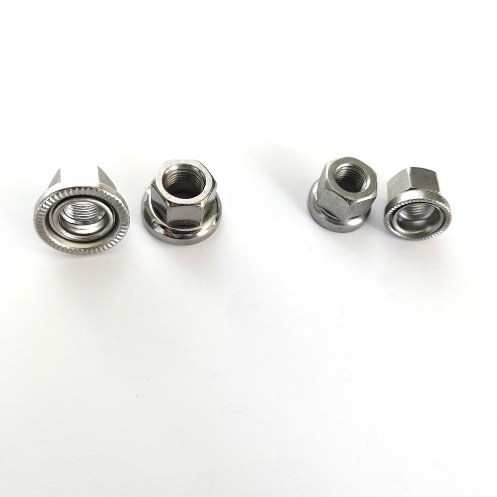 Novatec Fixed Gear Hub As Noten Stalen Front M9 9Mm Achter M10 10Mm Track Fiets Hub As Moer voor Meest Fixed Gear Fiets Hubs