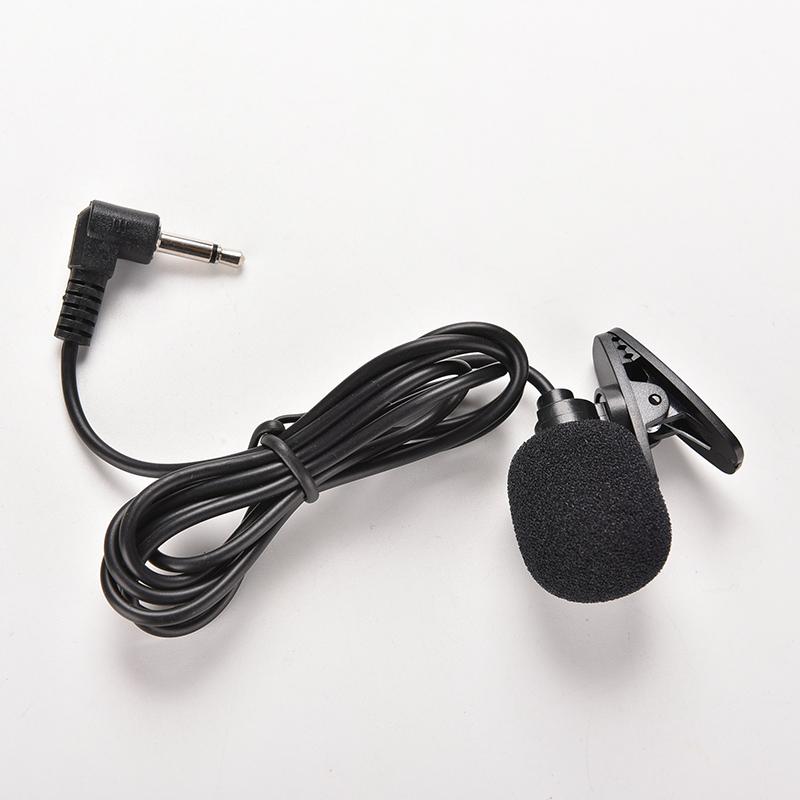 1PC 3.5mm Active Clip Microphone with Mini USB External Mic Audio Adaptor Cable for Go Pro Hero 3 3+ 4 Sports Camera PC Laptop