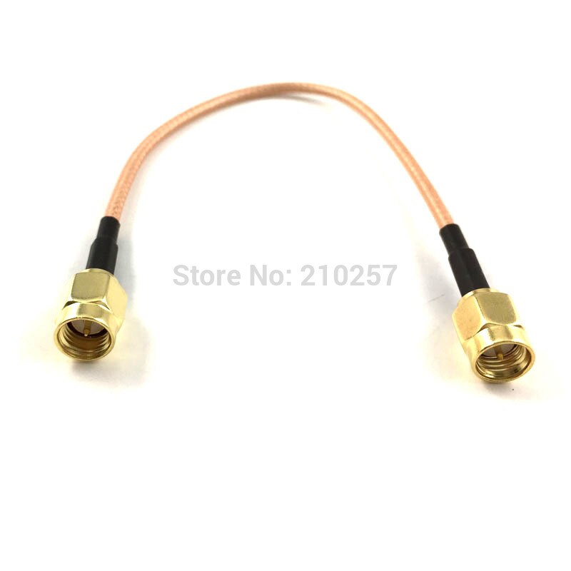 Antena RF Sma, 1 Uds., conector de Cable SMA Pigtail WiFi, macho a macho RG316, 15cm