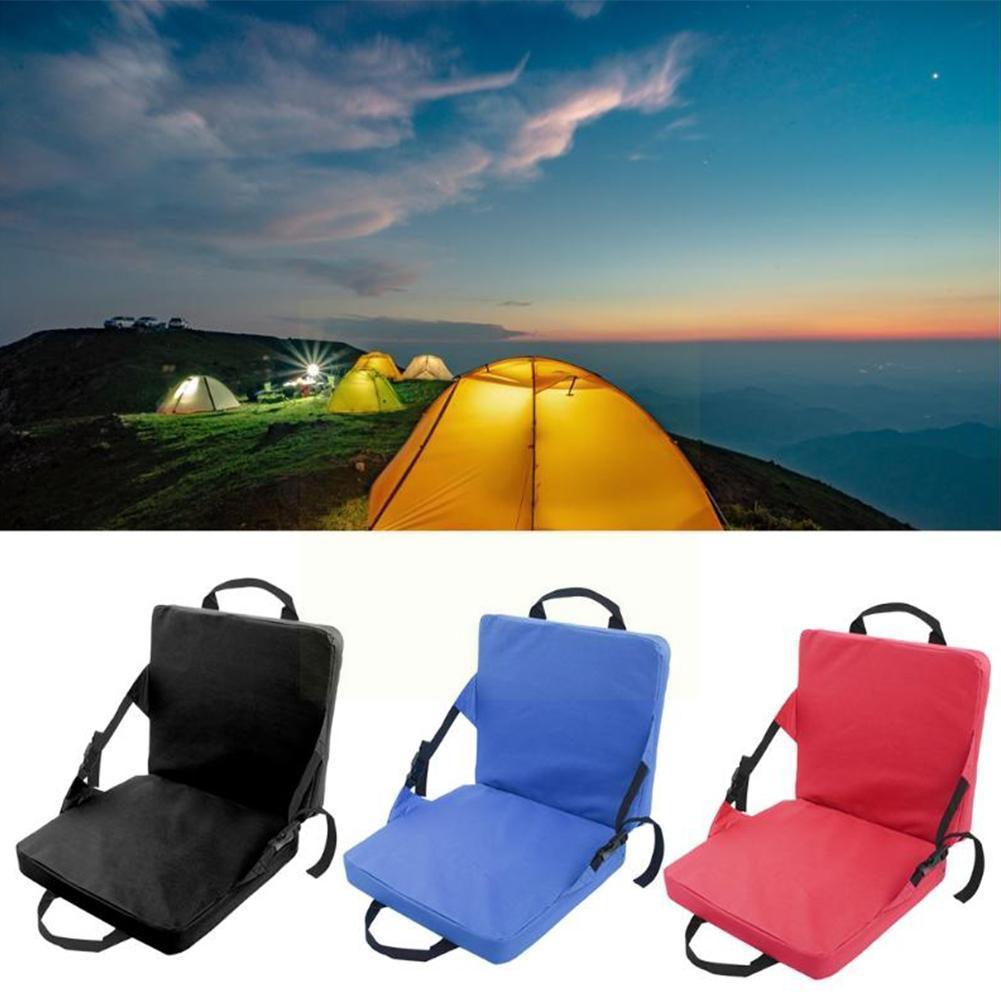 Canoe Kayak Cushion Waterproof Stadium Chair With Comfortable Back Support For Hiking Camping Boating Fishing Accessor W1m6