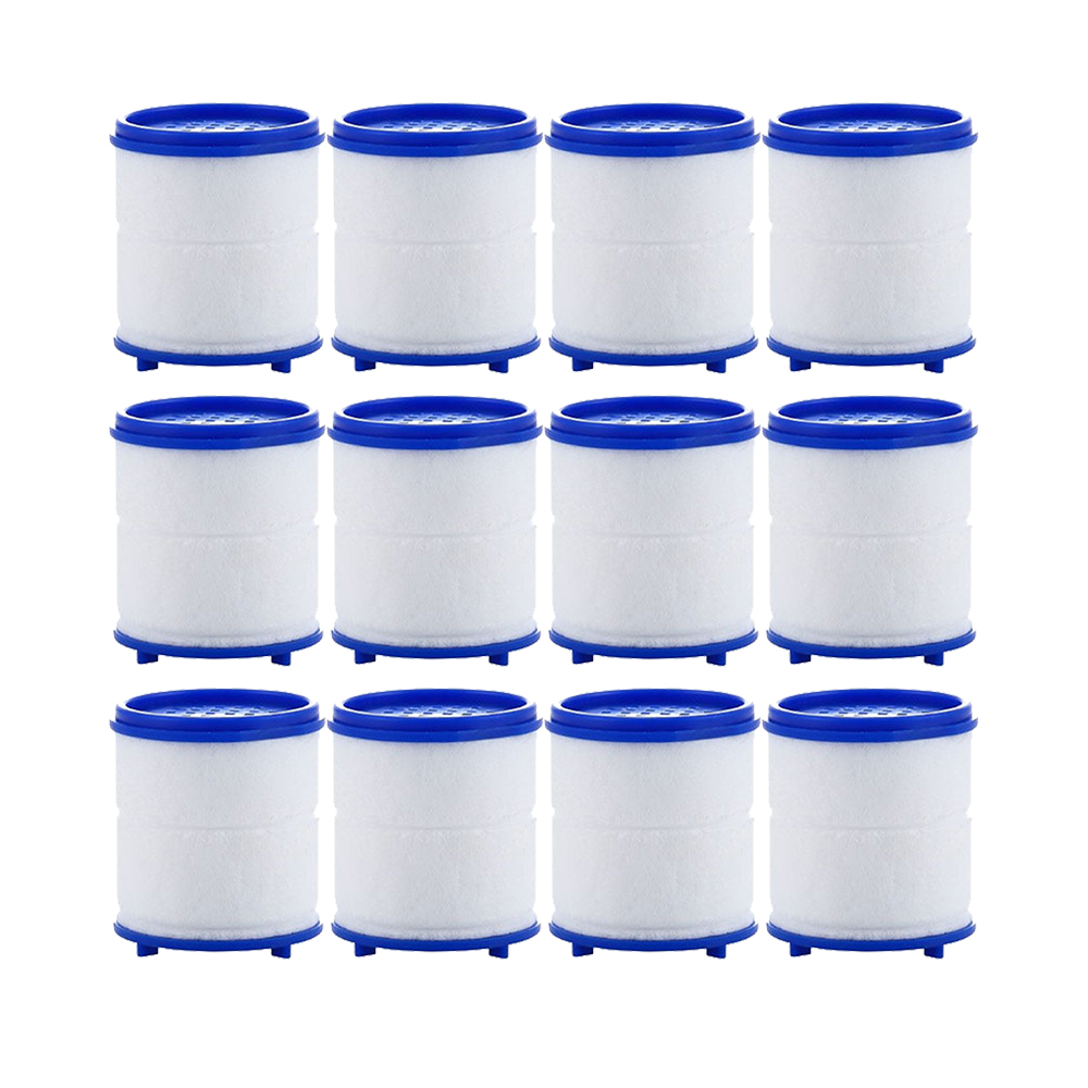 24-2 Stuks Kraan Waterfilter Purifier Element Huishoudelijke Waterfilter Voor Keuken Badkamer Douche 360 ° Verwijderen Chloor Zwaar Metaal: green