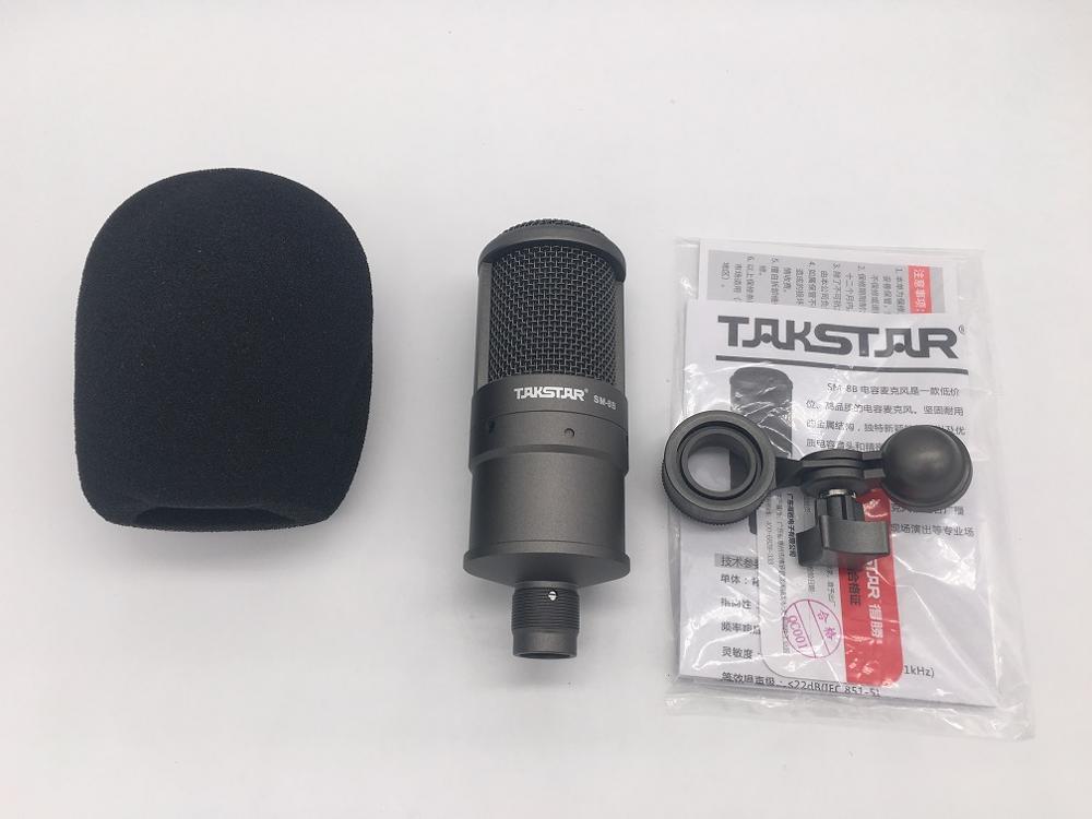 TAKSTAR SM-8B Condenser Microphone Broadcasting And Recording Microphone PC & Cell Phone Karaoke No retail packaging: Default Title
