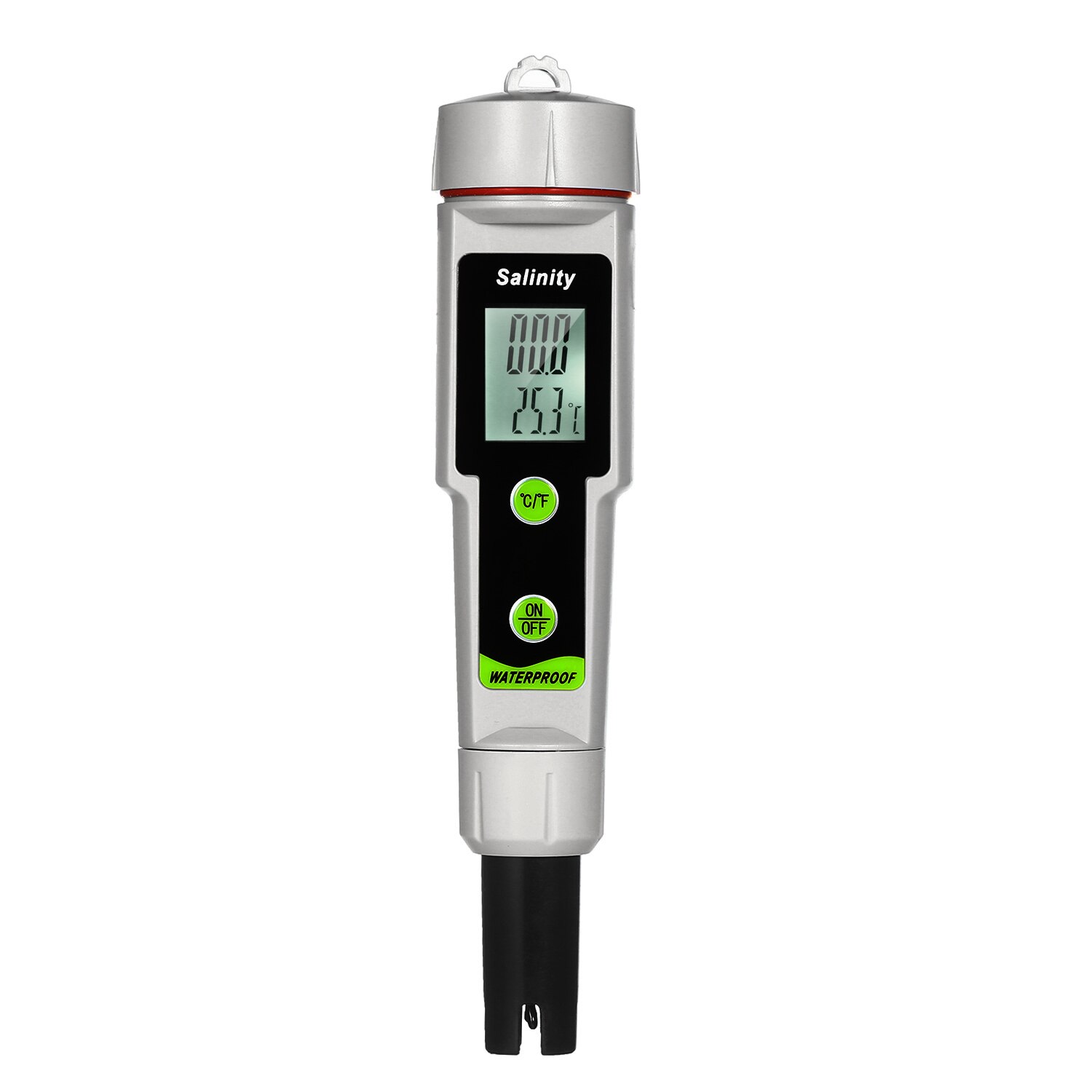 Salinómetro impermeable 2 en 1, medidor de salinidad y temperatura, portátil, tipo bolígrafo