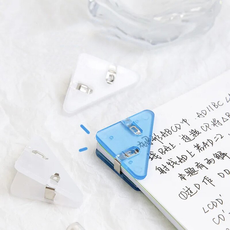 5pcs/set Book Paper Corner Clips Office Bookmarks Corner Protectors Index Clamp School Home Desktop Document Organizer Clip