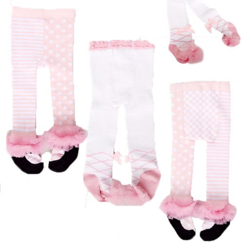 Baby Tights Cotton Cute Lace Bows Baby Girl Tights Clothes Winter Newborn 0-24M Girls Pantyhose Meisje bébé fille Menina Collant