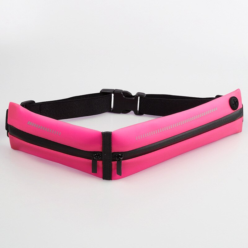 2019 Chegada nova Unisex Saco Da Cintura Esportes Ao Ar Livre Ciclismo Jogging Correndo Aptidão Virar Belt Bloco de Fanny Pack para Samsung S10 S9 além de