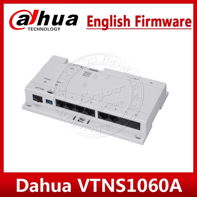 Commutateur de POE d'interphone vidéo Dahua VTNS1060A pour le système IP VTO2000A connectez 6 moniteurs d'intérieur maximum pour VTH1510CH VTH1550CH VTH1660CH