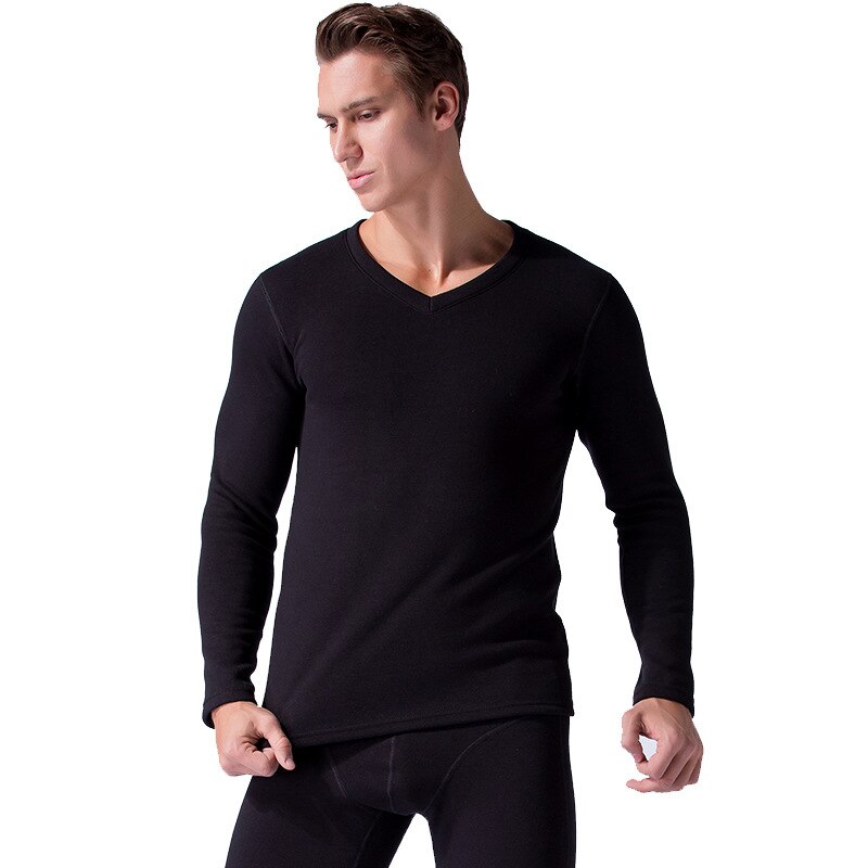 Elastic Winter Thermo Underwear Thermal Inner Wear Long Johns For Man Thermal Underwear Sets For Men Seamless: Navy Blue / L
