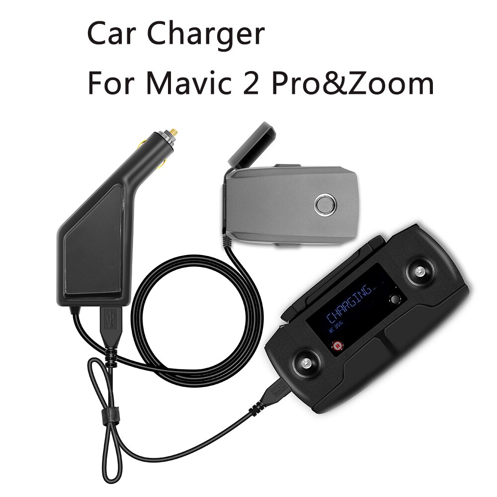 Autolader Voor Dji Mavic 2 Pro Zoom Intelligente Batterij Opladen Hub Mavic 2 Pro Auto Connector Usb Adapter Batterij autolader