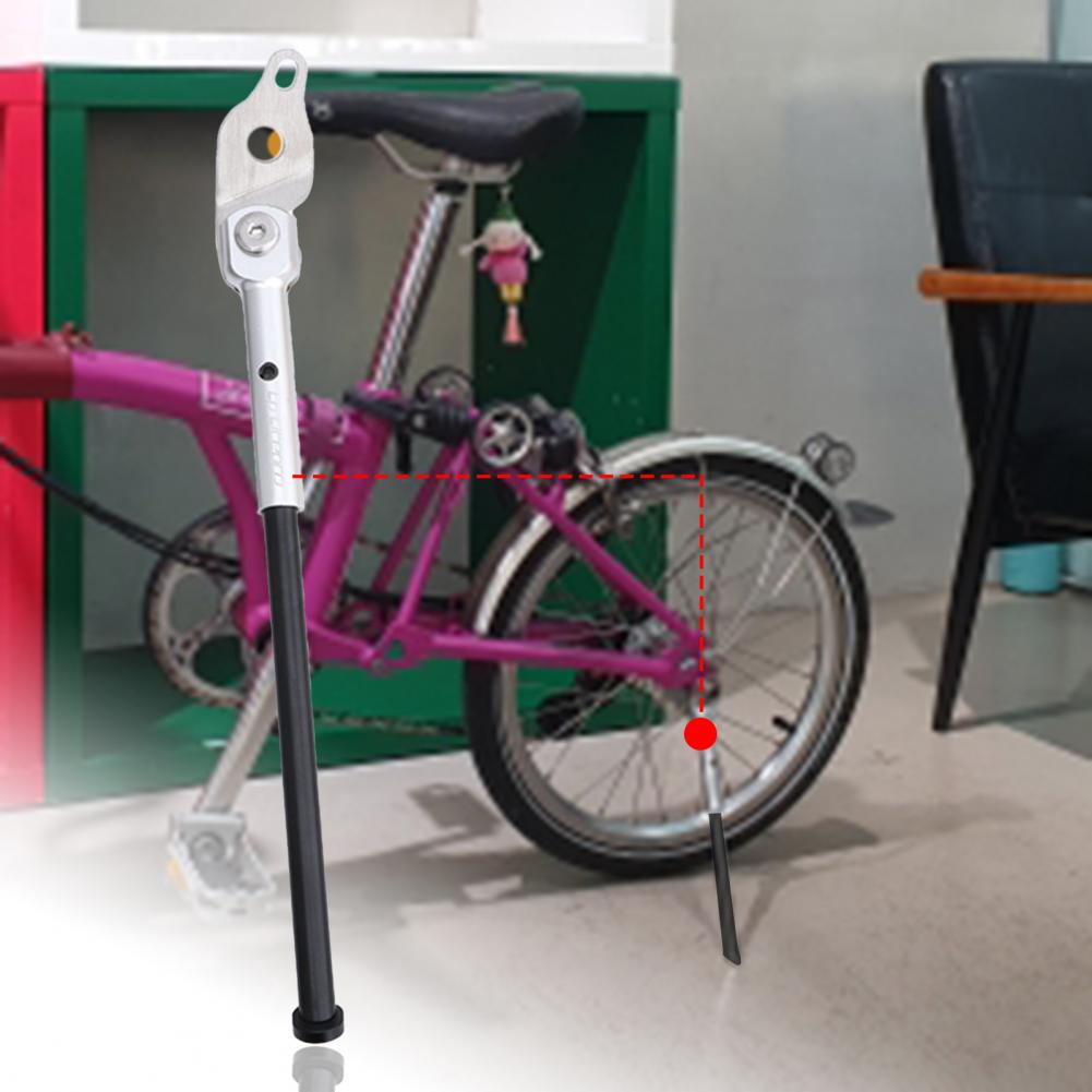 Hoge Fietsen Kickstand Lichtgewicht Fiets Deel Anodische Oxidatie Bike Side Stand Bike Side Stand Fiets Kickstand