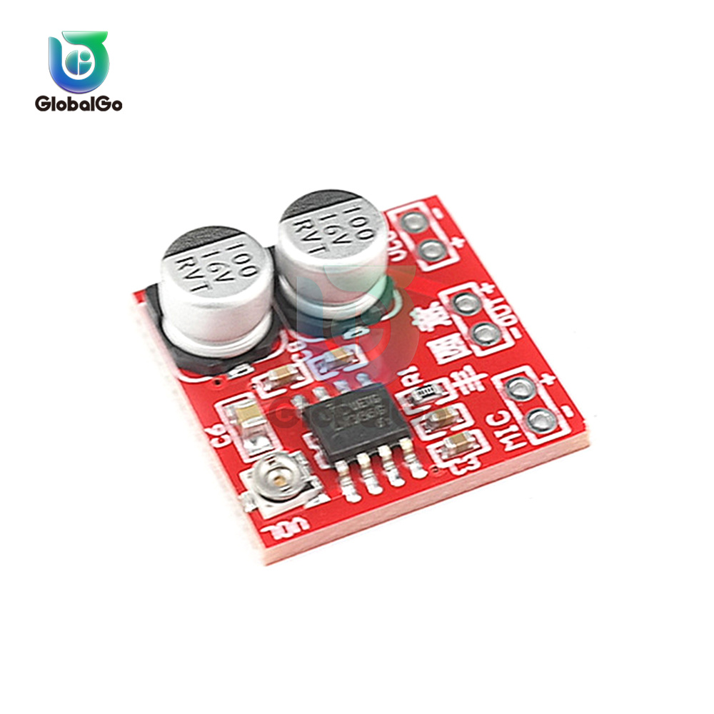 LM386 DC4-12V Electret Microfoon Versterker Board Microfoon Pickup Module Kan Oortelefoons En Kleine Power Luidsprekers Drive