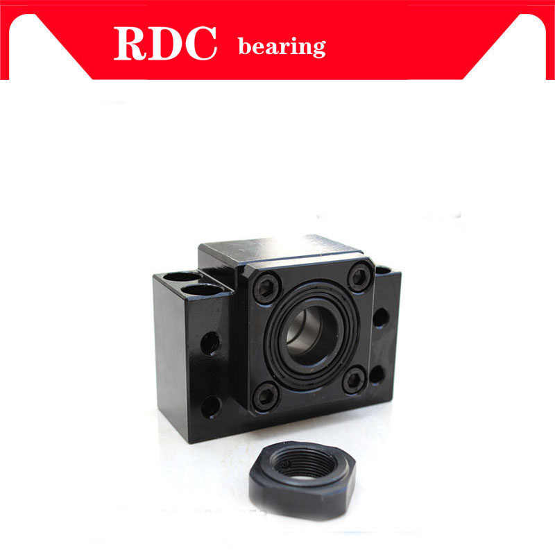 BK10 BF10 Set : 1 pc of BK10 and 1 pc BF10 for SFU1204 Ball Screw End Support CNC parts BK/BF10