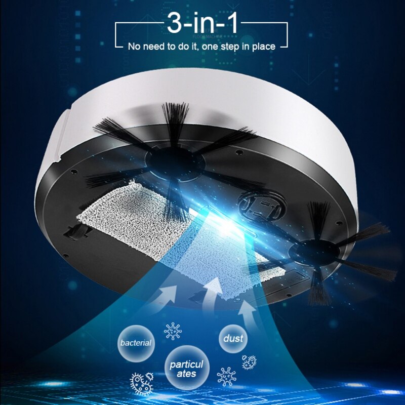 Bärbar usb golv soprobot automatisk städmaskin lat intelligent dammsugare hushållsladdning soprobot