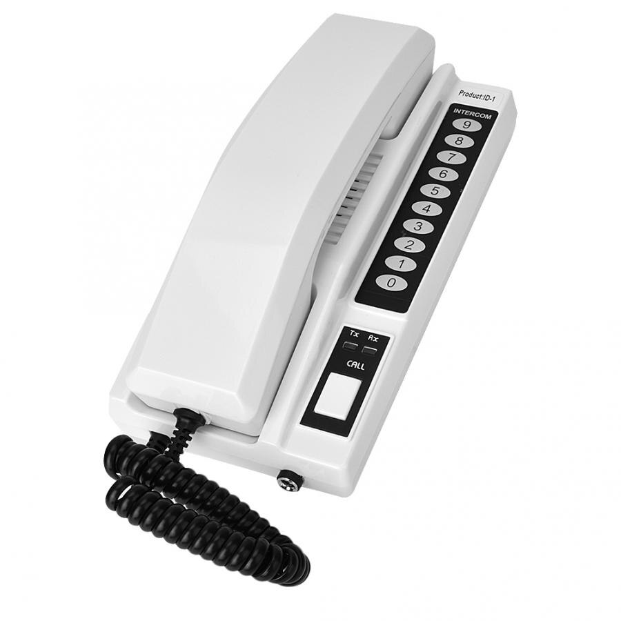 433Mhz Wireless Intercom System Secure Interphone Handsets Extendable for Warehouse Office Intercom System