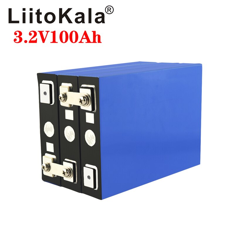 Liitokala 3.2V 100Ah battery pack LiFePO4 12V 24V 3C 270A Lithium iron phospha 100000mAh Motorcycle Electric Car motor batteries