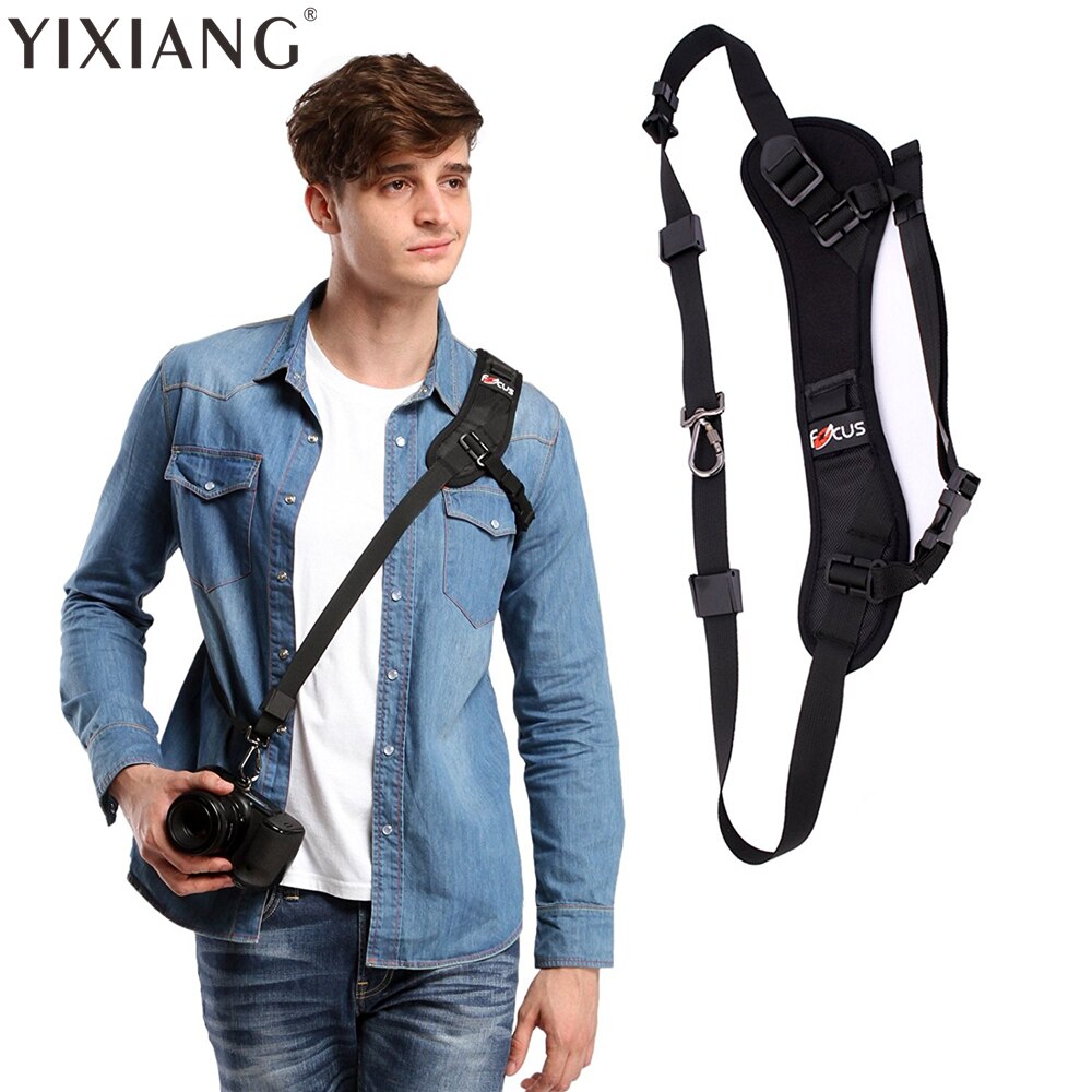 Yixiang kamerarem belte raskt rask skulder slynge hals til kamera dslr 5d 5 d 2 5 d 3 60d d90 d40 slr dslr