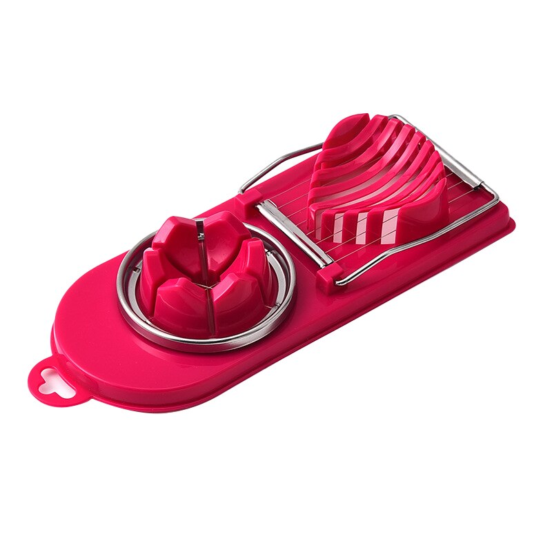 Japanese Multi - Purpose Fruit Cutter Strawberry Slice Cutter: Red