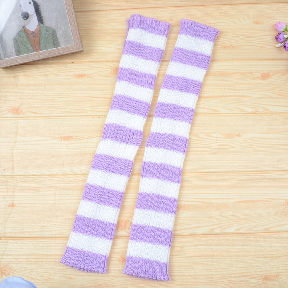 Beenwarmers met hielgat neon roze kopen