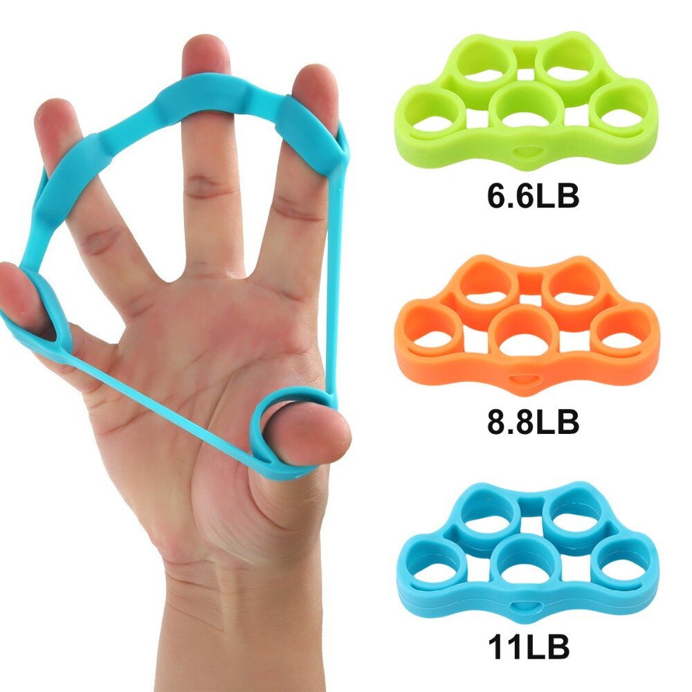 Ejercitador de mano extensor de dedos, ejercitador de muñeca, entrenador de dedos, gimnasio, simulador de guitarra, entrenador de dedos, Piano, ejercicio de agarre de mano