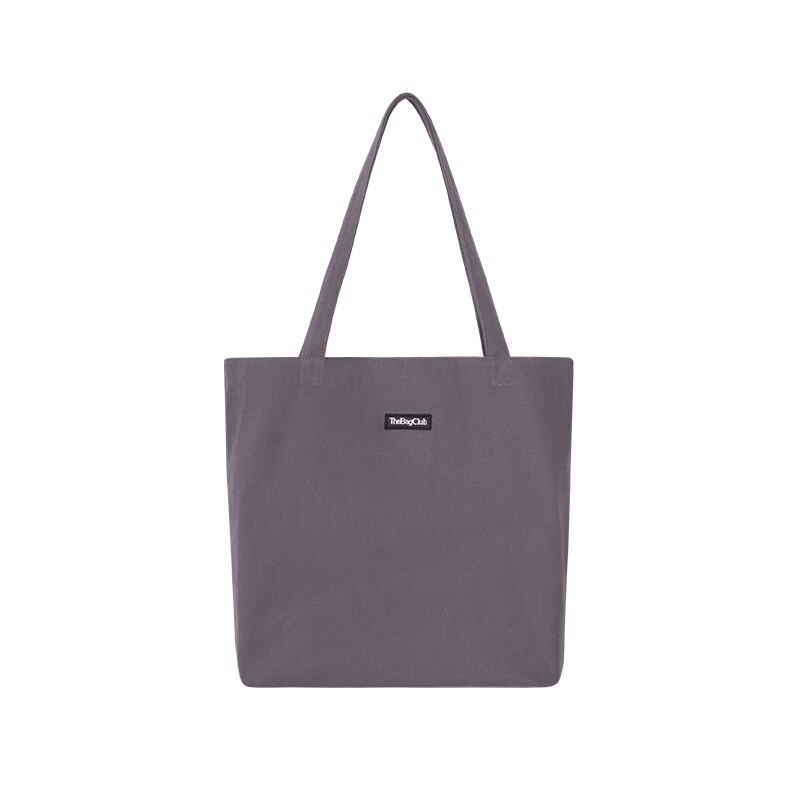 INFLAZIONE Unisex Borsa di 2020 di Estate Eco-Friendly Shopping Bag Semplice Tote Bag Donna di Alta Capacità Sacchetto di Tote di Viaggi Uomini 361AI2020: Dark Gray