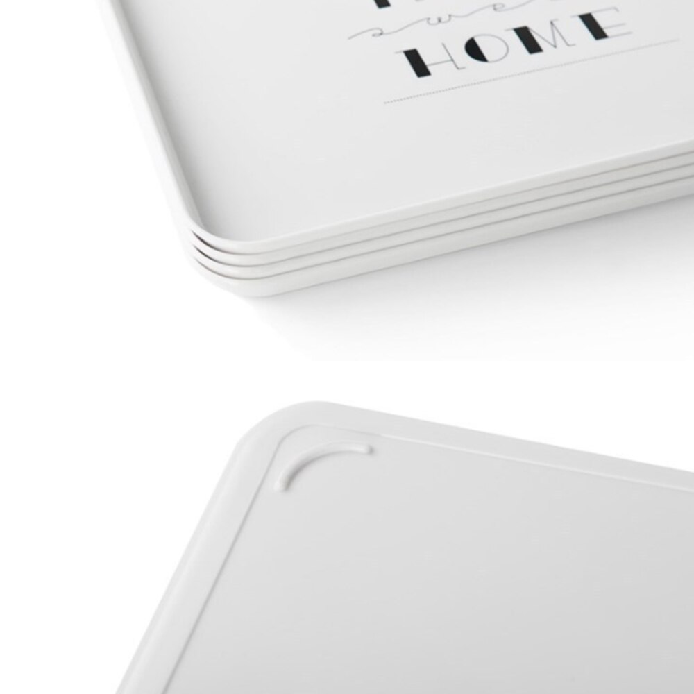 Rectangular Tray Breakfast Dinner Plate Cake Bread Fruit Plate Dessert Dish