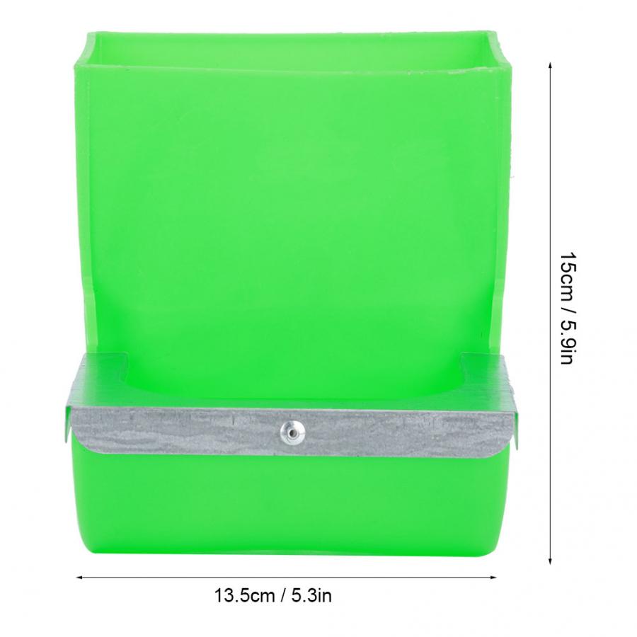 Skåle 2 stk 13.5cm kanin mad foder skål trug foder kaniner avlsudstyr værktøj frugt tallerken skål