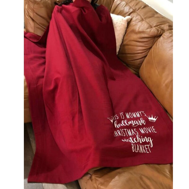 Arrivals Letter This is My Hallmark Christmas Soft Throw Blanket Movie Watching Blanket Funny Throws Festival: B